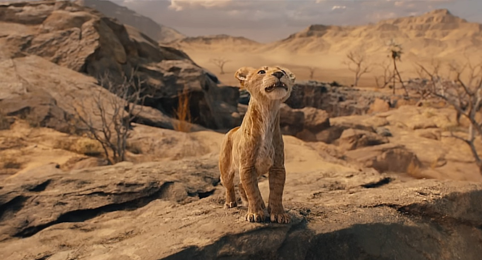 Mufasa: król lew, prequel Króla lwa, w aktorskiej wersji pokazany na pierwszym zwiastunie