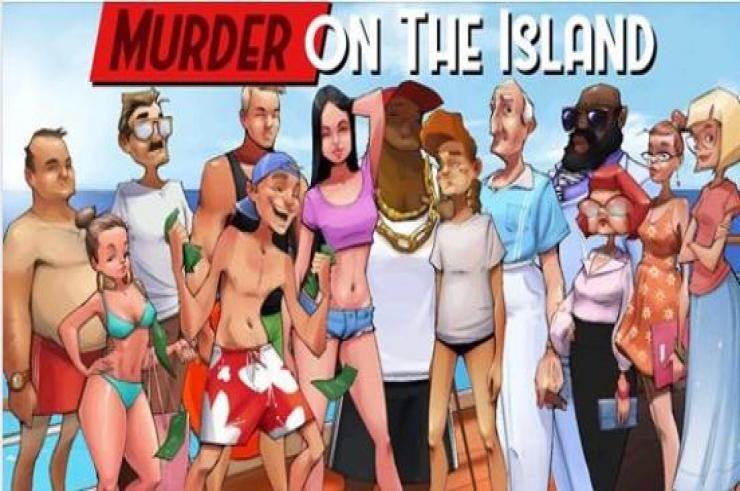 Murder Of The Island, kryminalna wizualna powieść w rysunkowym stylu