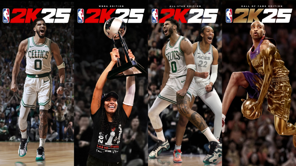 NBA 2K25 z udziałem mistrza NBA Jaysona Tatuma