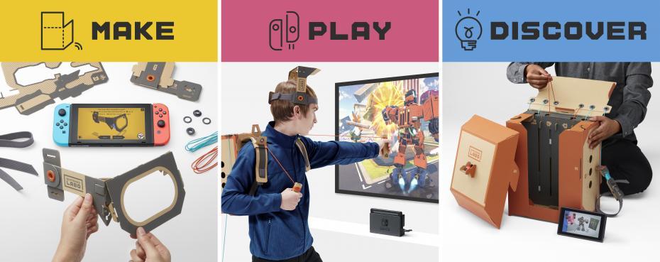 Nintendo Labo to nowa zaskakująca, kartonowa inicjatywa firmy