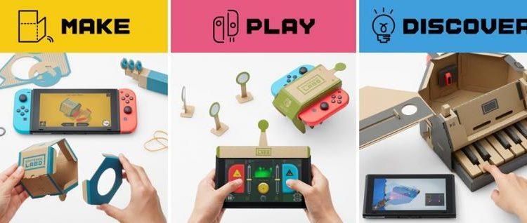 Nintendo prezentuje możliwości zestawów Nintendo Labo