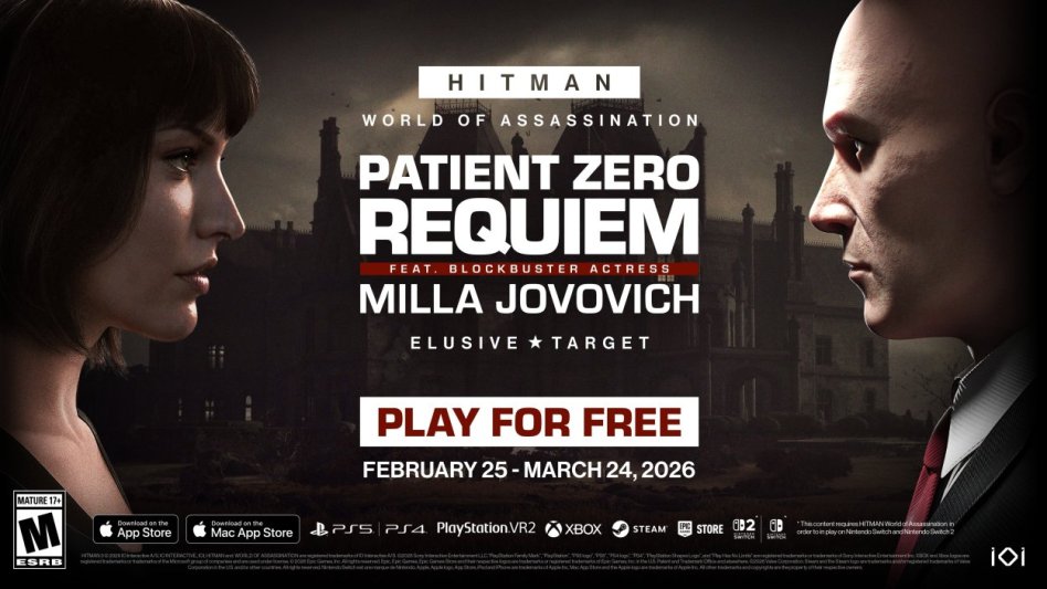 Nowa misja Elusive Target w HITMAN World of Assassination z MillÄ… Jovovich