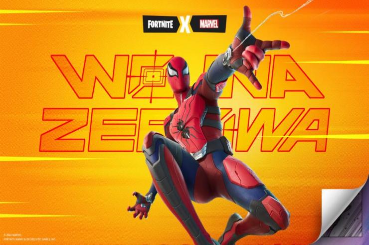 Nowa skórka Spider-Man Zero już do odblokowania w Fortnite poprzez komiks Wojna Zerowa!