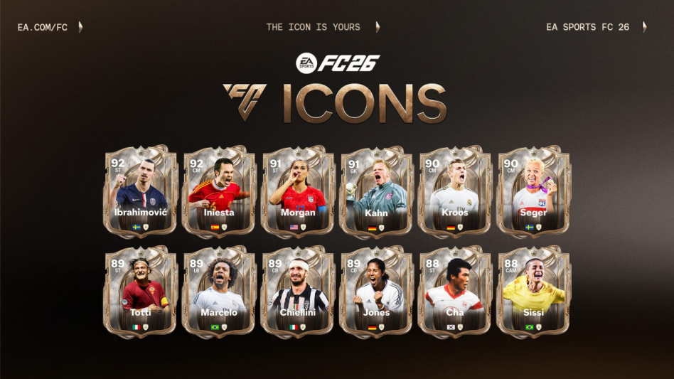 Oto nowe Ikony w EA FC 26