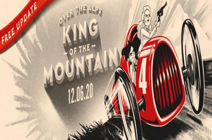 Over the Alps z darmową aktualizacją zatytułowaną Kings of the Mountain z datą premiery i zwiastunem