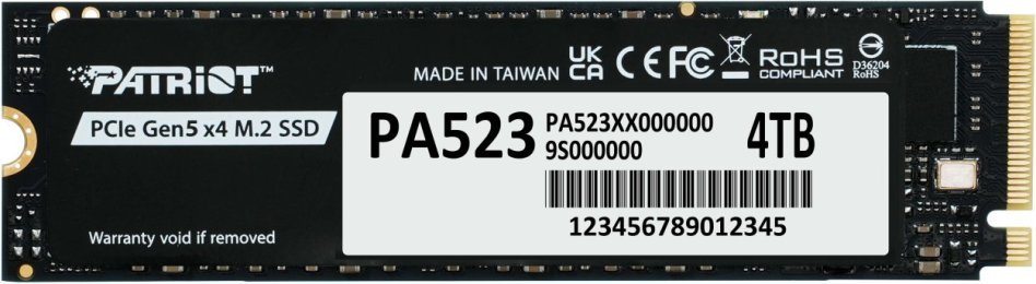 Patriot Memory prezentuje nowe dyski SSD Gen5: Viper PV563 i PA523