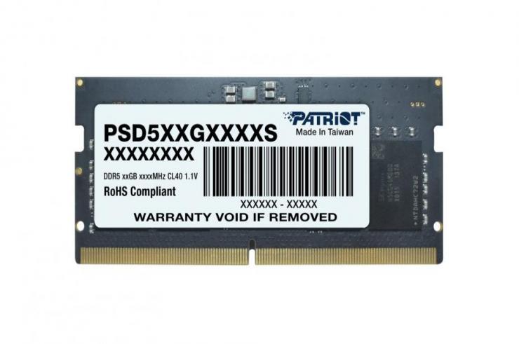 Na rynku już zadebiutowały moduły RAM z serii: Patriot Signature DDR5 SODIMM