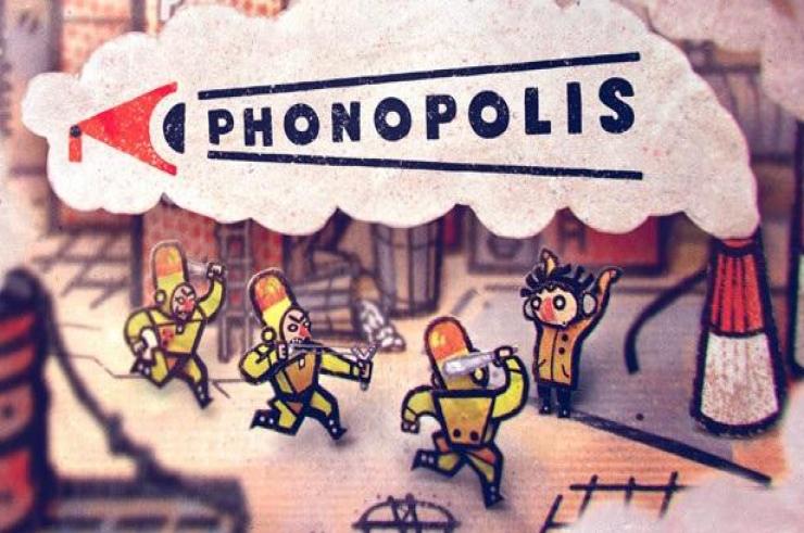 Phonopolis, nowa przygodowa gra z polityką w tle, od czeskiego Amanita Design, stworzona z tektury falistej