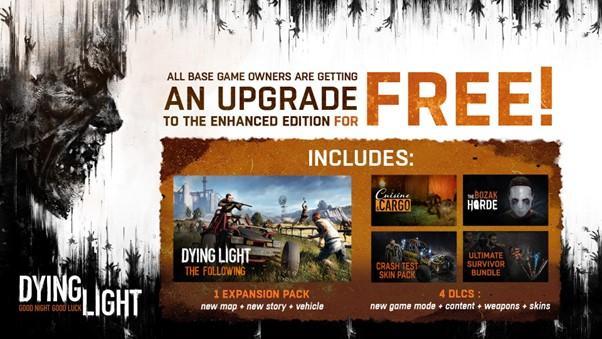 Dying Light Enhanced Edition za darmo dla posiadaczy podstawki i aktualizacją 1.49
