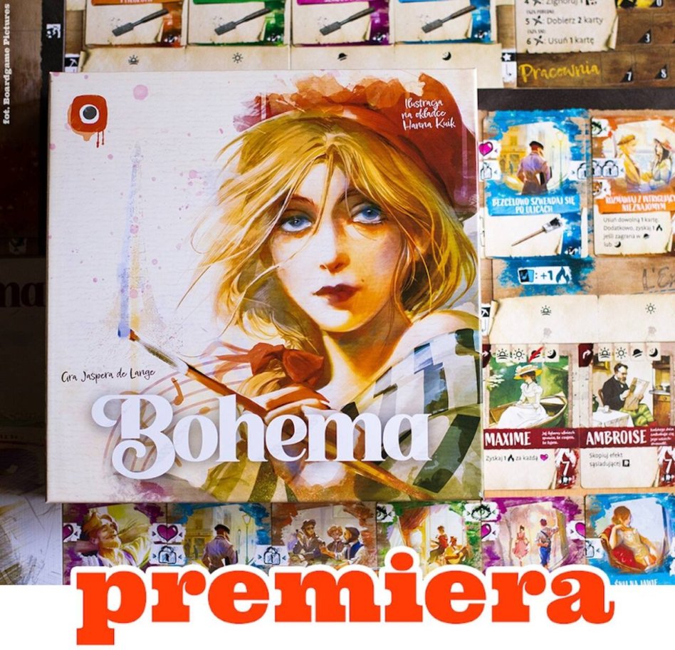 Premiera gry karcianej Bohema od Portal Games z klimatem paryskiej Bohemy