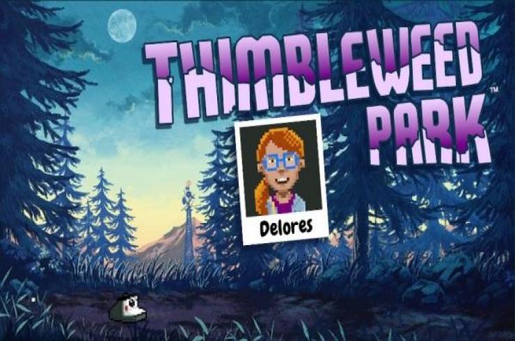 Przygodówki darmo# 15 - Dolores: A Thimbleweed Park Mini - Adventure, prototyp nowego silnika gry