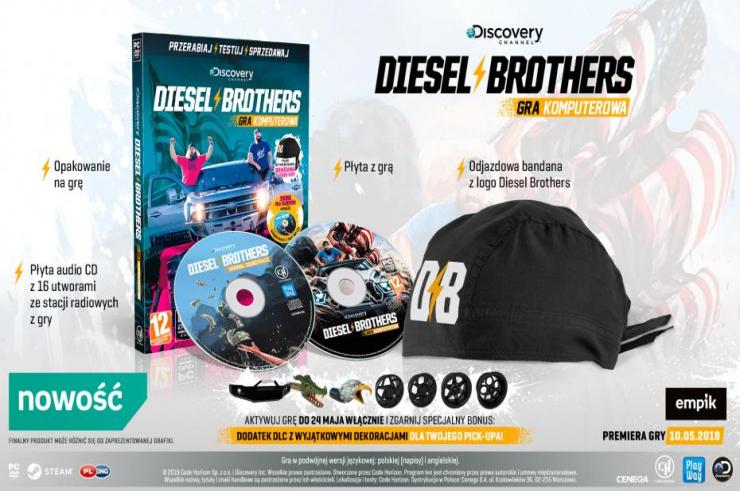 Pudełkowe Discovery: Diesel Brothers ze specjalnym wydaniem w Empiku