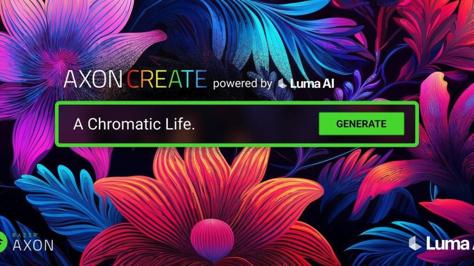 Razer Axon wraz z Luma AI umoÅ¼liwiajÄ… tworzenie unikalnych tapet na pulpit