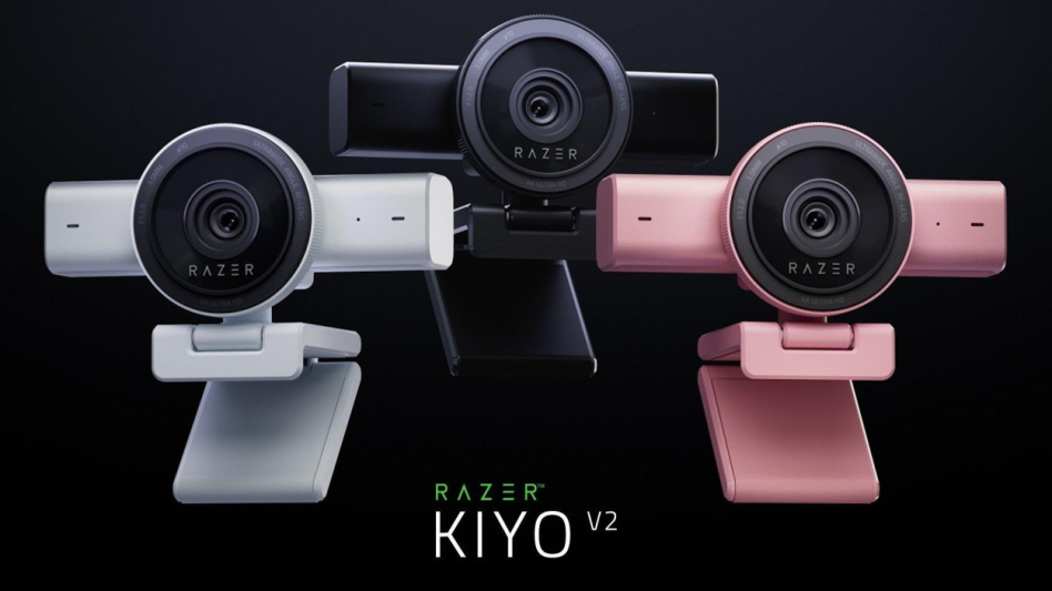 Razer Kiyo V2 i Razer Kiyo V2 X w nowych kolorach. 4K z AI i taÅ„sza alternatywa 1440p