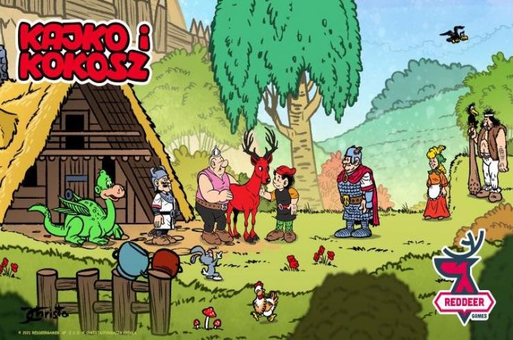 RedDeerGames, wraz z Fundacją Kreska stworzy gry na podstawie komiksów Kajko i Kokosz