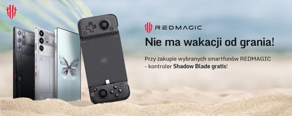 REDMAGIC: kontroler Shadow Blade gratis przy zakupie smartfonów