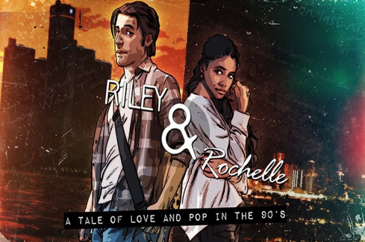 Riley & Rochelle, przygodowa gra logiczna, wizulana powieść inspirowana latami 90-tymi