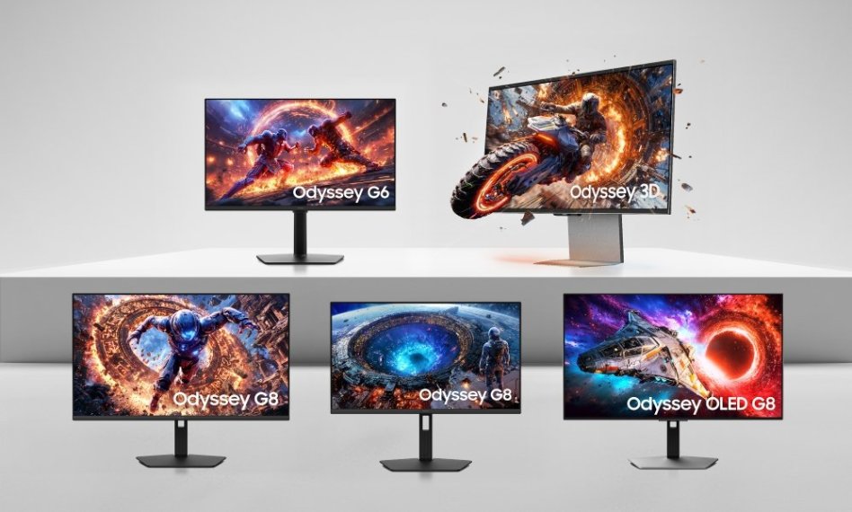 Samsung pokazuje pierwsze monitory gamingowe 6K 3D bez okularÃ³w