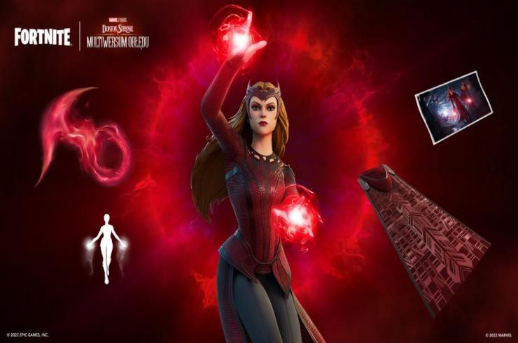 Czarodziejka Scarlet Witch - Wanda Maximoff jest dostępna już w sklepie Fortnite!