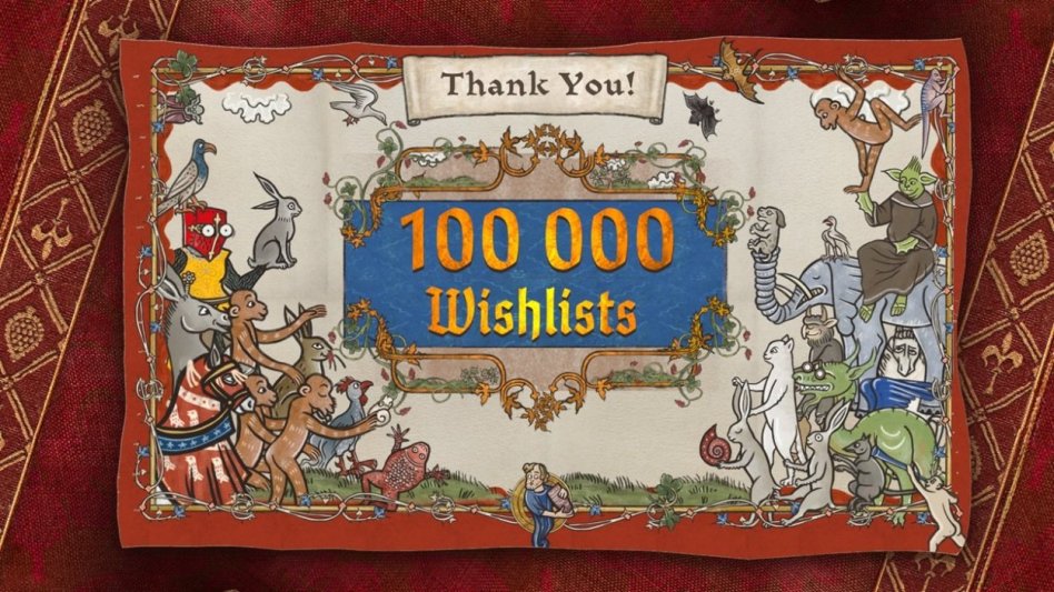 Scriptorium: Master of Manuscripts zebraÅ‚o 100 tys. wishlist na Steam