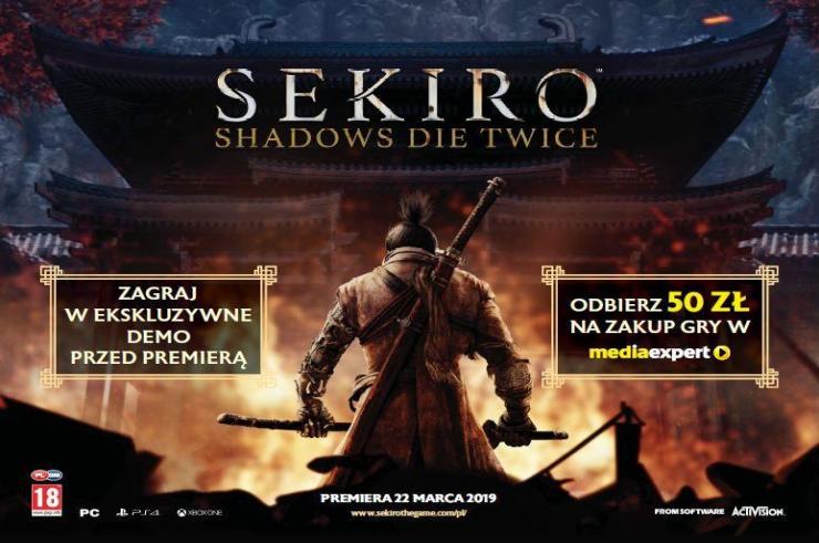 Sekiro: Shadows Die Twice - Sprawdź wersję demo i zgarnij kod zniżkowy