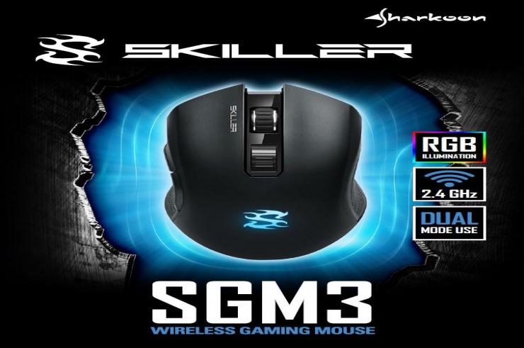 Sharkoon SKILLER SGM3 połączy bezprzewodowość i gamingowy charakter