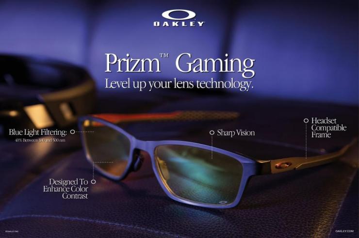 Soczewki Oakley Prizm Gaming to nowa propozycja mająca zadbać o bezpieczeństwo wzroku graczy!