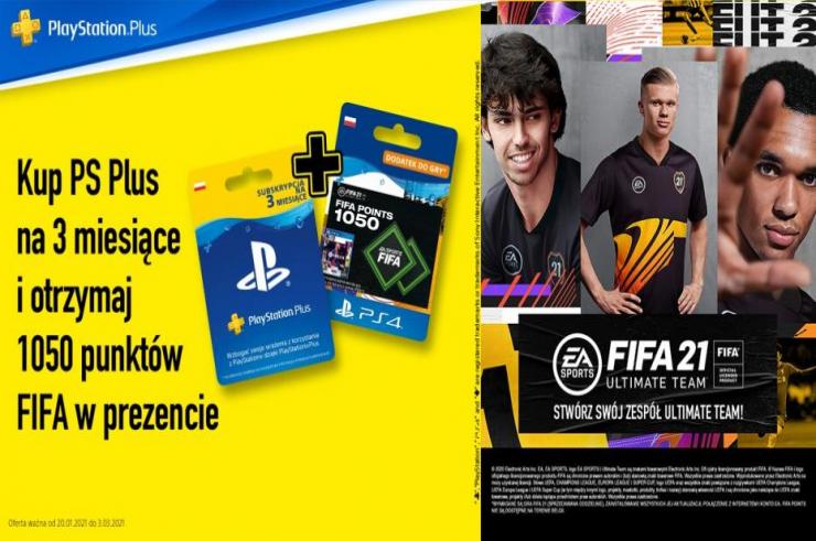 Sony Interactive Entertainment Polska przygotowało wyjątkowy pakiet PS Plus z punktami FIFA!