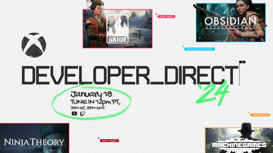 Za moment rozpocznie się Xbox Developer_Direct 2024 - Wydarzenie poświęcone czterem najważniejszym grą Microsoftu w tym roku!