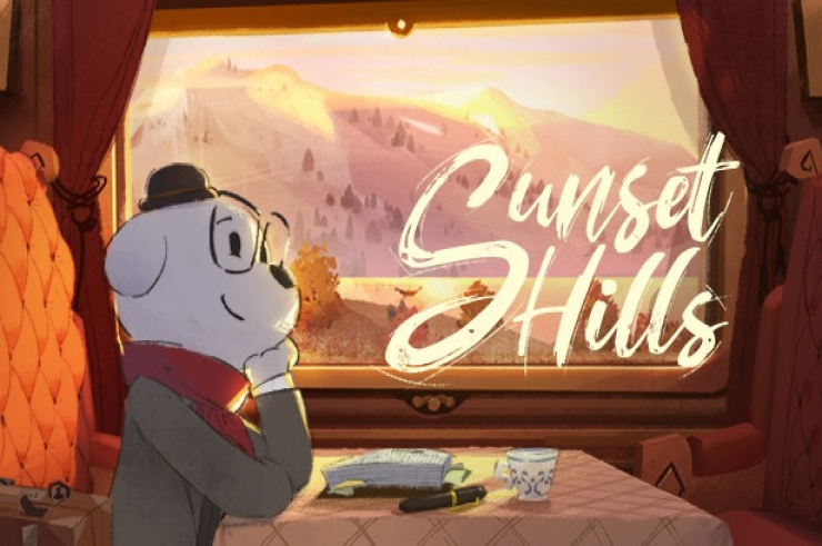Sunset Hills, ciepła przygodówka visual novel o podróży pociągiem i odwiedzaniu przyjaciół