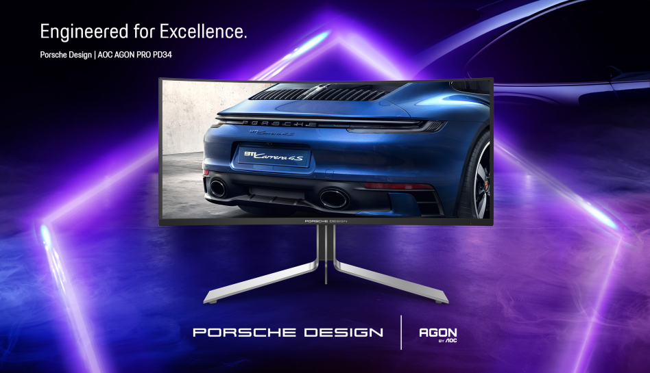 Sztuka Precyzji: Monitor QD-OLED Porsche Design AOC AGON PRO PD34