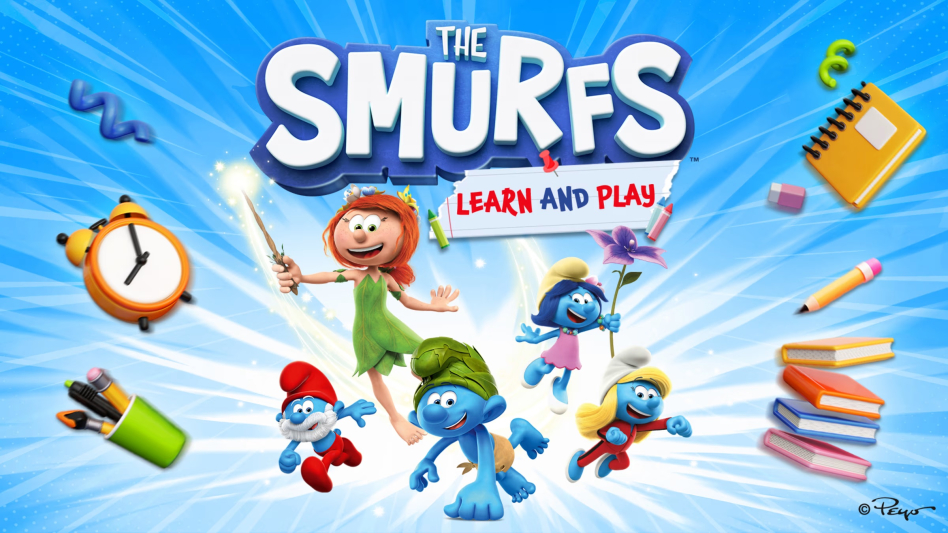 The Smurfs: Learn and Play, edukacyjna gra dla dzieci, w świecie uroczych Smerfów zadebiutowała na Nintendo Switch