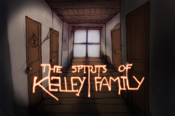 The Spirits of Kelley Family, klasycznie, rysunkowo i z duchami