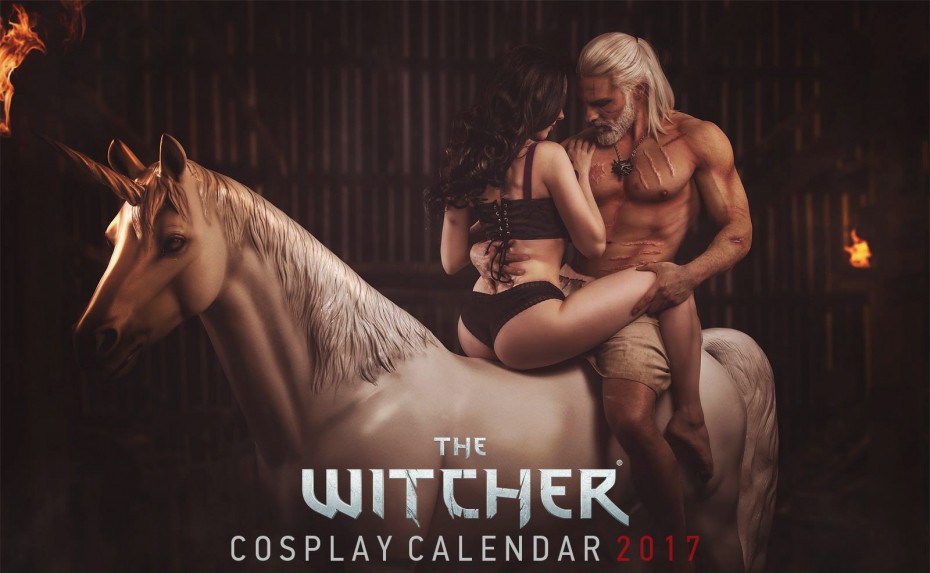 The Witcher Cosplay Calendar 2017 cenny nabytek dla fanów