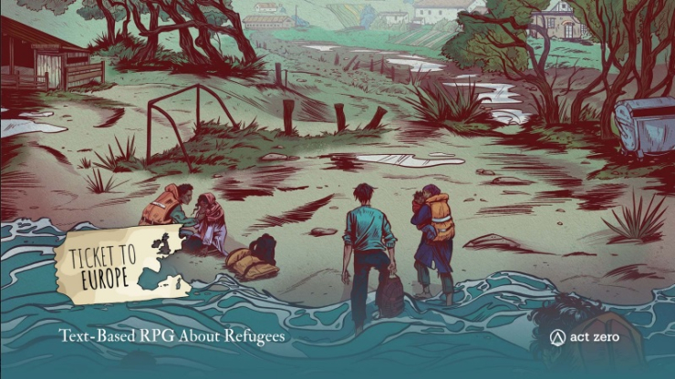 Ticket to Europe, interaktywna wizualna powieść testowa o uchodźcach z wersją demonstracyjną na Steam