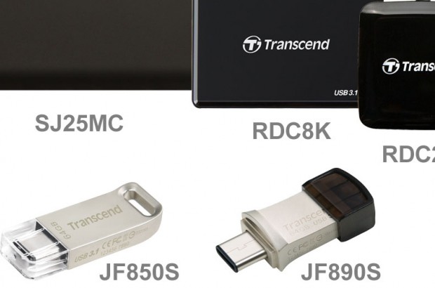 Trascend zaoferował masę sprzętu pod USB 3.1 typu C