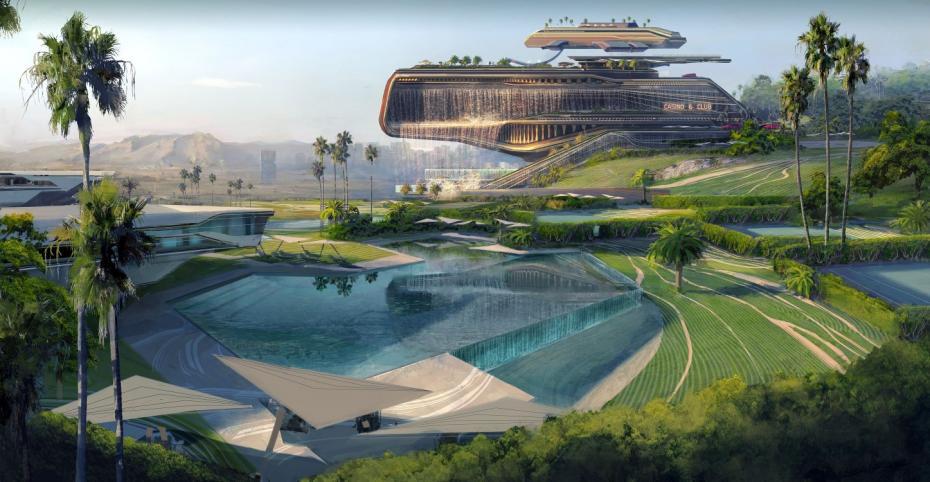 Twórcy Cyberpunk 2077 zaprezentowali dzielnicę Westbrook, robiącą wielkie wrażenie swoim projektem futurystycznym