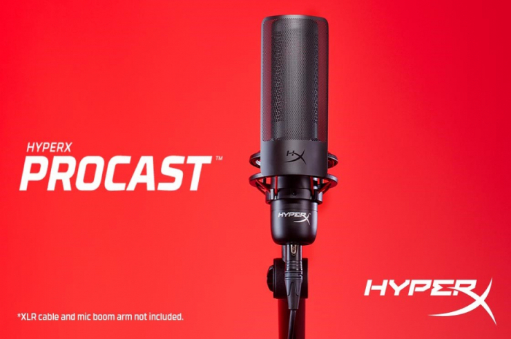 Ujawniono HyperX ProCast XLR, profesjonalny mikrofon z pozłacanym kondensatorem