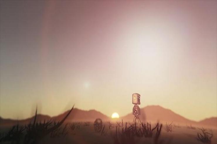 Ultreia, niezależna przygodówka o pewnym robocie szukającym sensu życia i śmierci, z wersją demonstracyjną i kartą na Steam