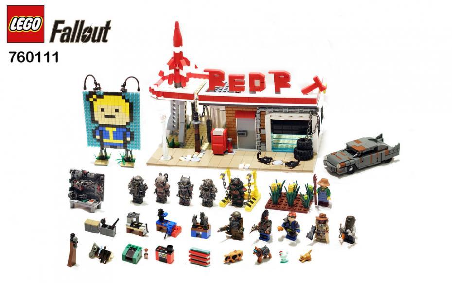 Uniwersum Fallouta stworzone z klocków Lego