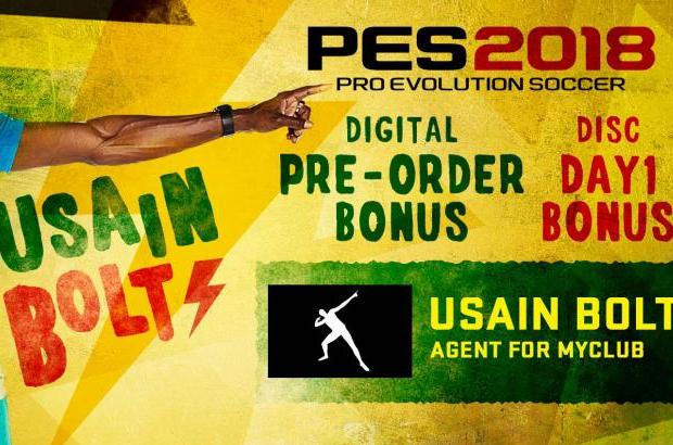 Usain Bolt kolejnym ambasadorem nowego PES 2018!