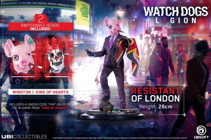 Watch Dogs Legion z Edycją Kolekcjonerską, figurką Resistant of London