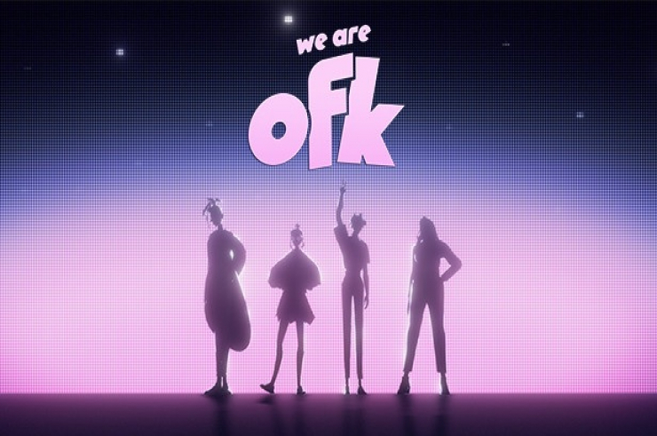 We Are OFK, interaktywna prygodówka serial o czwórce przyjaciół i wydawaniu płyty