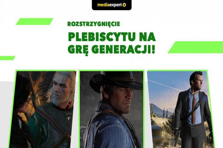 Wiedźmin 3: Dziki Gon GRĄ GENERACJI w plebiscycie Media Expert! Tuż za polskim hitem znalazły się Red Dead Redemption 2 i...