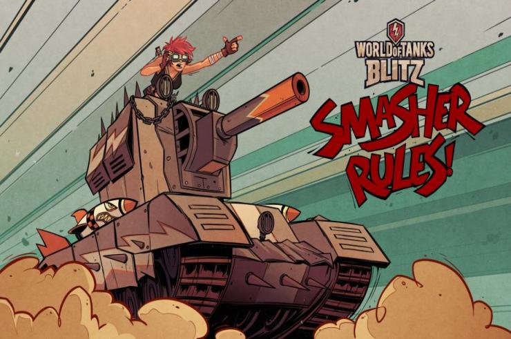 World of Tanks Blitz z nowym czołgiem z Tank Girl - Oto Smasher!