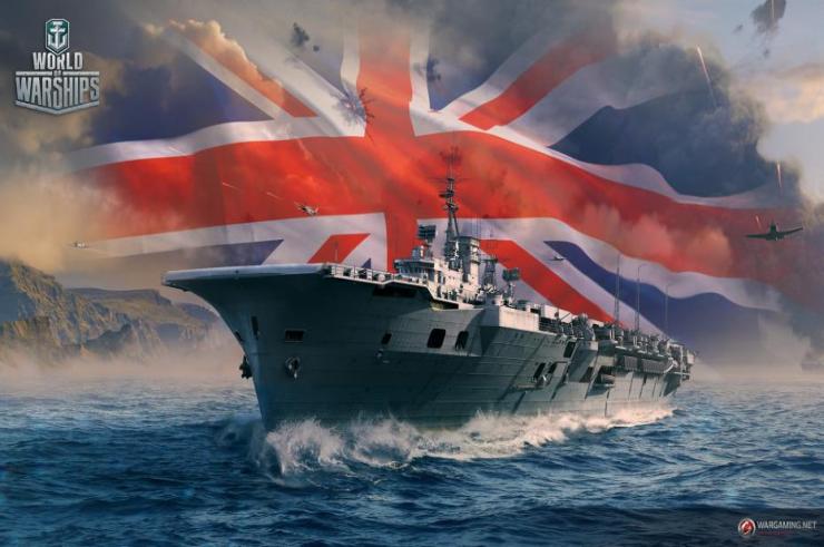 World of Warships z nowymi brytyjskimi lotniskowcami!