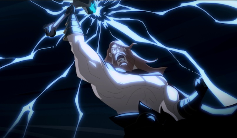 Zmierzch bogów, serial animowany Zacka Snydera, inspirowany mitologią nordycką na zwiastunie