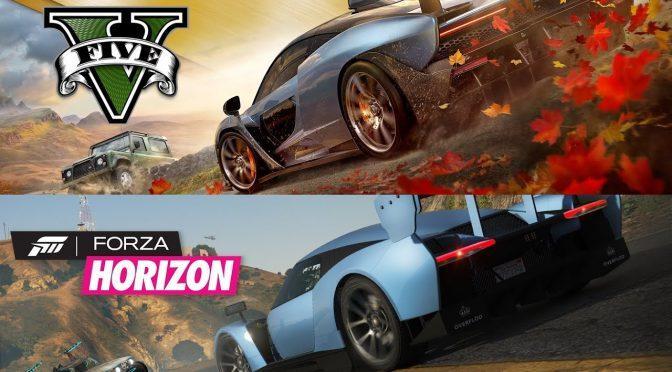 Zwiastun Forza Horizon 4 odtworzony w GTA 5