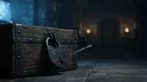 Gothic Remake patch represented by a medieval lockpick and iron lock in a dark fantasy setting