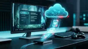 Fantasy RPG cloud saves being backed up to a local drive before deletion